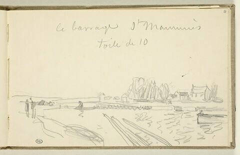 Le barrage de Saint-Mammès
