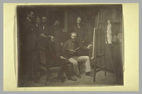 Photographie du tableau 'l'Atelier des Batignolles'