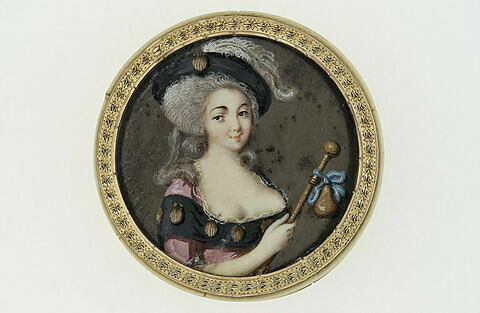 Portrait de jeune femme en pélerine