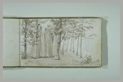 Deux femmes dans le parc du château de Montmorency, image 3/3