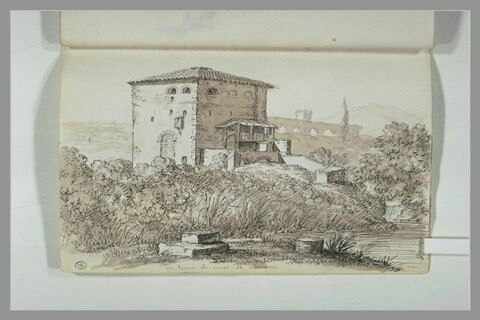 Paysage, vu des murs de Rome