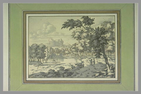 Rivière parmi des arbres