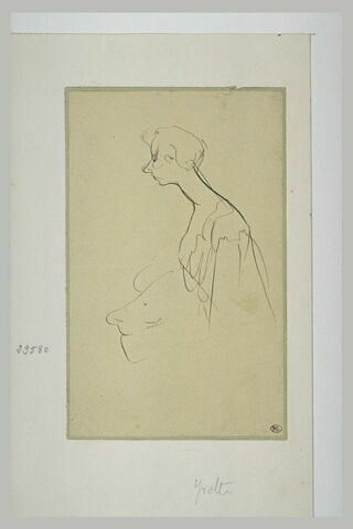 Yvette Guilbert en buste, image 2/2