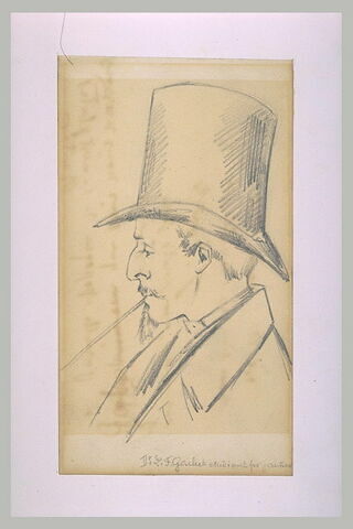 Portrait du docteur Gachet, de profil, image 1/1