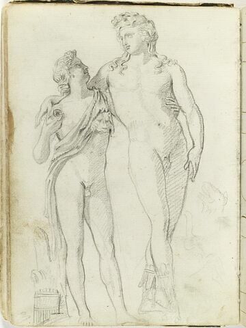 Bacchus et satyre