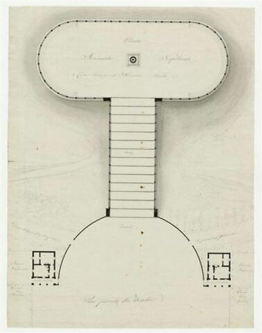 Elévation : projet de colonne monumentale à la mémoire de Napoléon Ier