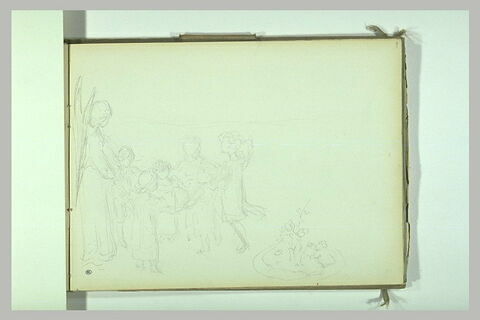 Ange et petits enfants faisant une ronde, image 2/2