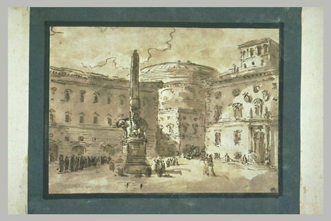 Place de la Minerve, à Rome