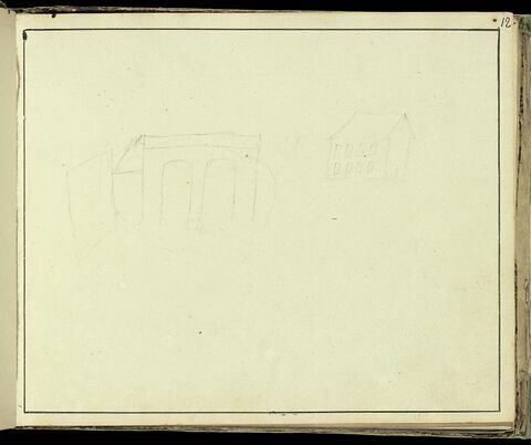 Croquis de deux habitations