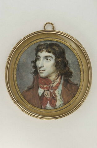 Portrait de Camille Desmoulins, en buste