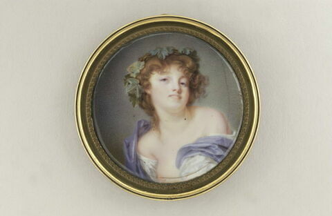 Jeune femme en bacchante