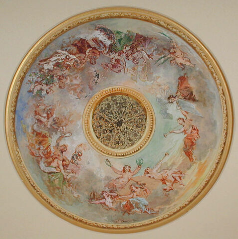 Esquisse pour le plafond du théâtre de Rochefort