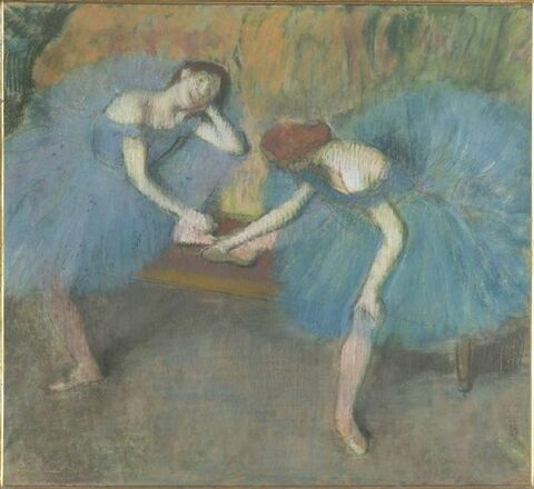 Deux danseuses au repos