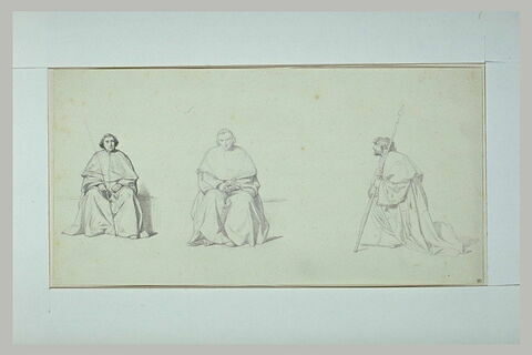 Etude pour deux religieux et un ermite, image 1/1