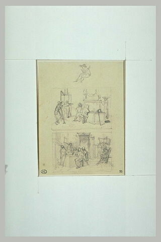 Etude pour 'Charles Ier insulté par les soldats de Cromwell', image 2/2