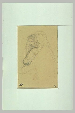 Croquis de deux femmes voilées, image 2/2