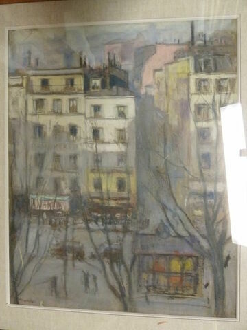 Le boulevard de Clichy, vu de l'atelier