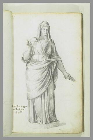 Statue de 'PLOTILLA MOGLIE di TRAIANO', image 2/3