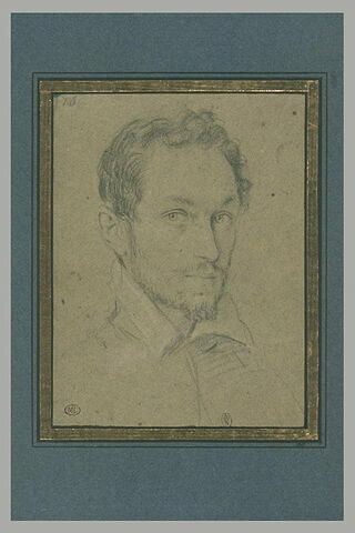 Portrait d'homme : moustache, col rabattu, image 2/2