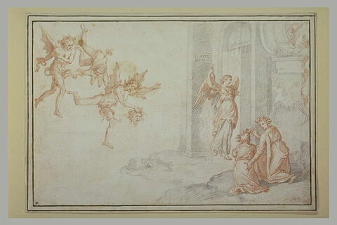 Dante et Virgile à la porte des Enfers, image 2/2