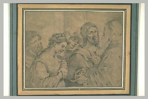 Le Christ et la femme adultère, image 2/2