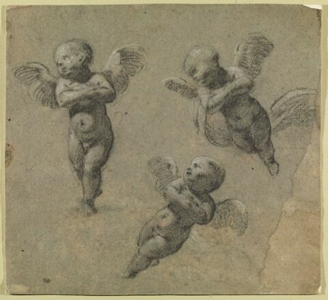 Trois anges volant