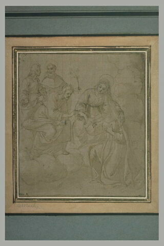 La Vierge présentant une sainte à Jésus-Christ, image 2/2