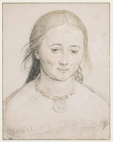 Portrait de jeune femme en buste, souriant