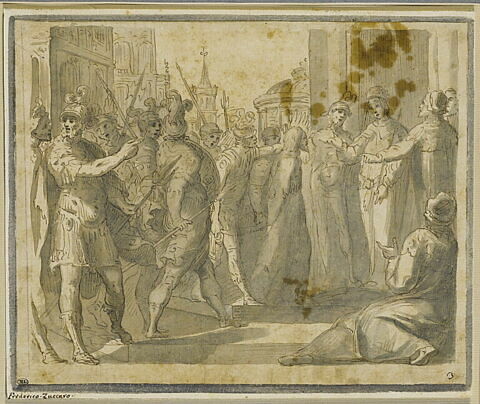 Le Christ conduit devant Pilate