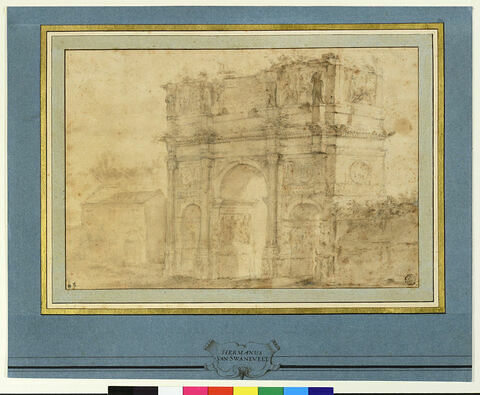 L'arc de triomphe de Constantin, à Rome, image 3/3