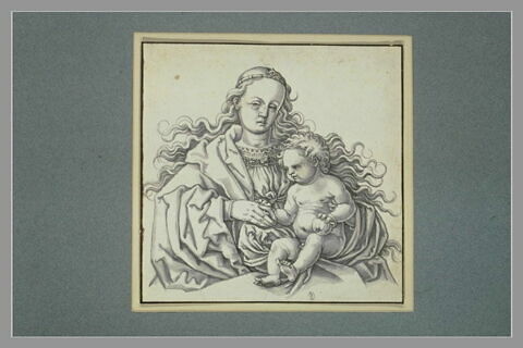 La Vierge avec l'Enfant Jésus sur les genoux, image 2/2