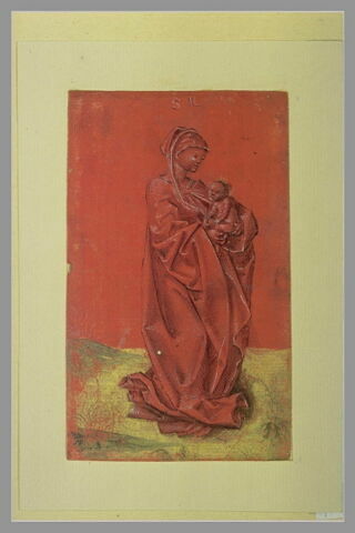 La Vierge, debout, portant l'Enfant Jésus, image 2/2