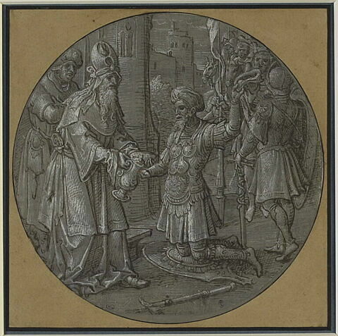 Melchisédec donnant à Abraham le pain et le vin, image 2/2