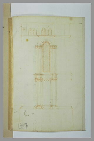 Elévation de la partie centrale de l'abside, image 2/2