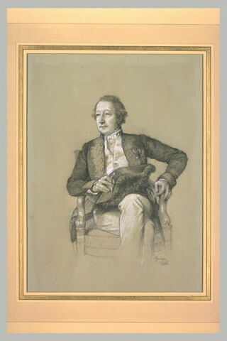 Portrait de Mr Henriquel Dupont, graveur