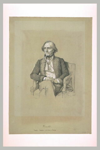 Portrait de Mr Naudet de l'Académie des Inscriptions et des Belles Lettres