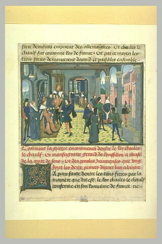 Entrevue de Charles le Chauve et de Girard de Roussillon, image 2/2