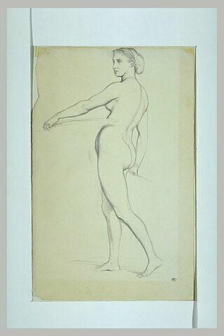 Jeune femme nue, portant une vasque, image 2/2