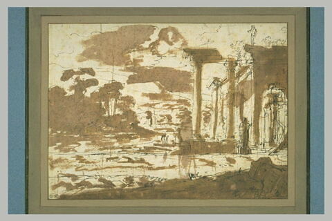 Paysage avec des ruines antiques, image 2/2