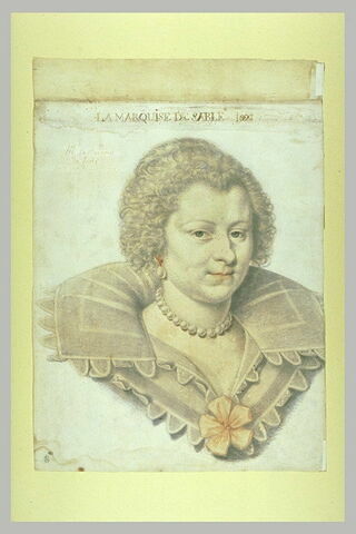 Portrait de Madeleine de Souvré, marquise de Sablé (1599-1678), image 2/2