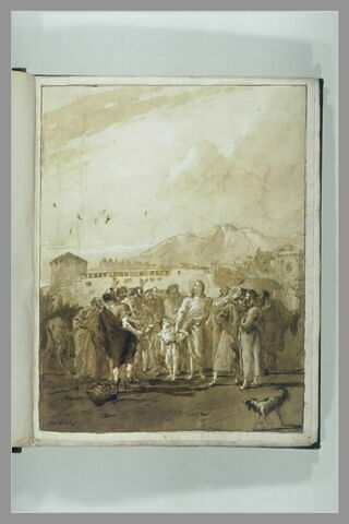 Le Christ enseignant à ses disciples d'être comme les petits enfants, image 7/7