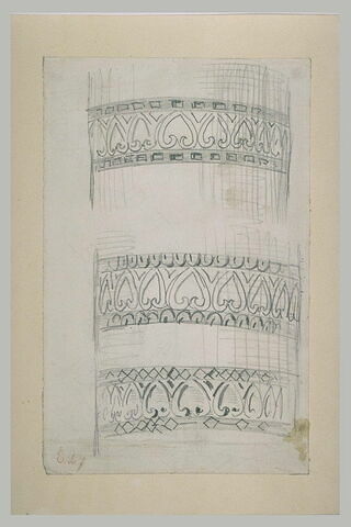 Etudes pour la décoration d'une colonne, image 2/2