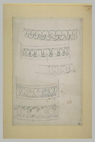 Etudes de décorations de colonnes, image 2/2