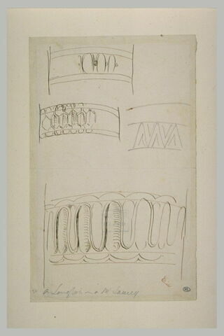 Etudes de décorations de colonnes, image 2/2