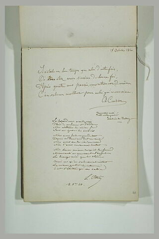 Textes en vers de Cuisin et Ottin, avec une citation de J. Du Bellay, image 2/2