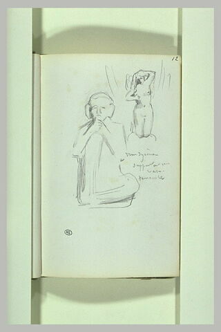 Figure assise ; figure agenouillée, image 2/2