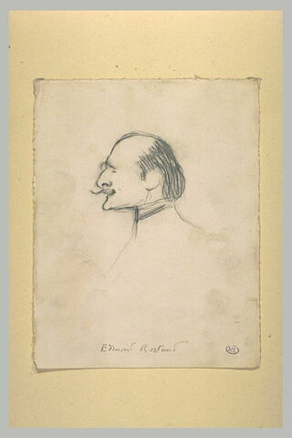 Caricature d'Edmond Rostand