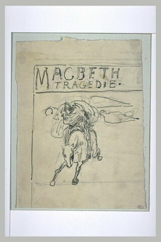 Projet de frontispice pour Macbeth