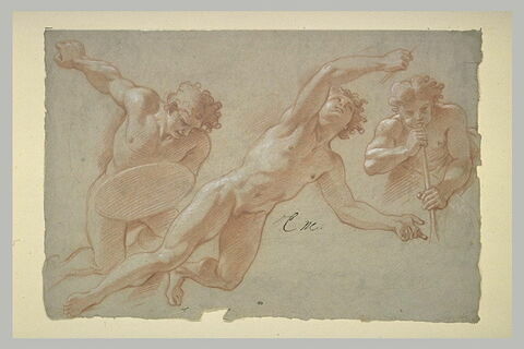 Trois hommes nus, image 2/2