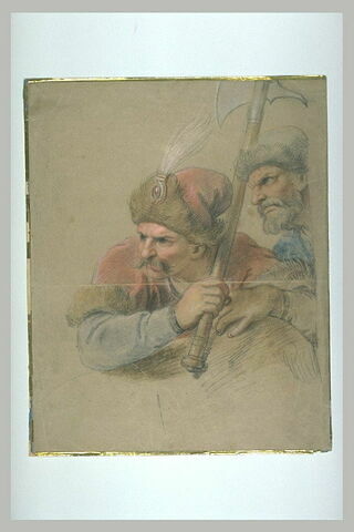 Deux hommes, vus en buste, image 2/2